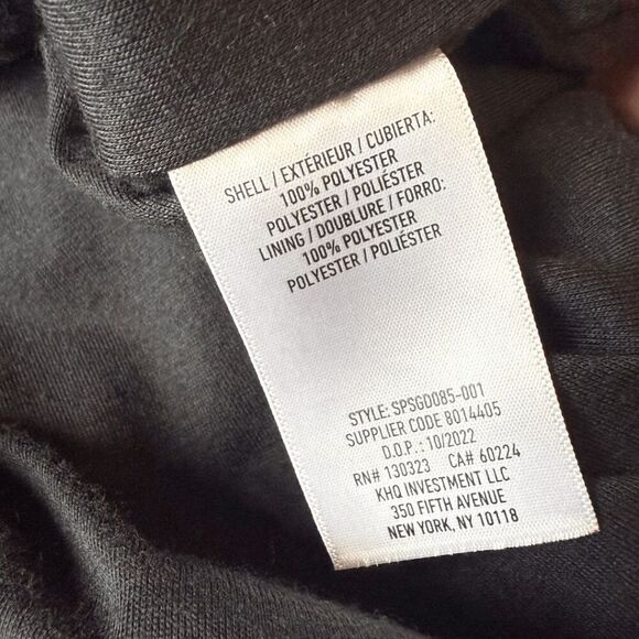 Spyder Men's Full Zip‎ Hooded Logo Tape Lined Windbreaker Jacket Black Large - Picture 4 of 6